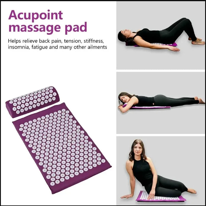 Lumé Relief Mat — Acupressure Mat & Pillow Set
