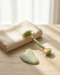 Lumé Glow Ritual Set jade roller and gua sha